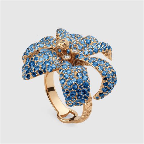 gucci floral ring|Gucci twirl ring.